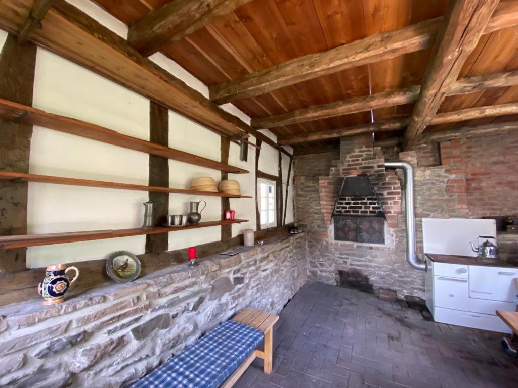 Ferienwohnung Am Alten Backhaus Bad Berleburg Bagian luar foto